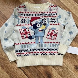 NWT bluey sweater 12mo